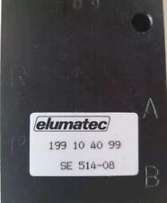 New elumatec valve for sale  Shipping to Ireland