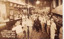Cartão postal foto real interior café bar Juarez México O'Brien's Riverside AA104706 comprar usado  Enviando para Brazil