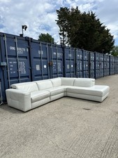 Natuzzi white italian for sale  STAINES-UPON-THAMES