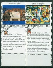 UNO New York 1989 Erklärung der Menschenrechte Gemälde 595/96 Zf gestempelt comprar usado UNO New York 1989 Erklärung der Menschenrechte Gemälde 595/96 Zf gestempelt comprar usado  Enviando para Brazil