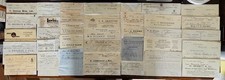 Lot vintage invoices for sale  HASTINGS