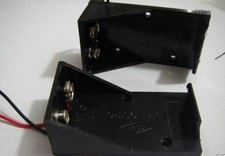 2 peças SUPORTES DE BATERIA/CAIXA 9 VOLTS 9V com fio de 19cm comprar usado  Enviando para Brazil