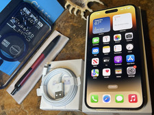 Apple iPhone 14 Pro Max (128gb) 5G desbloqueado (A2651) dourado {iOS18} tela impecável comprar usado  Enviando para Brazil