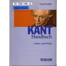 Kant handbuch leben gebraucht kaufen  Dinkelscherben