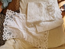 White cotton lace for sale  COLCHESTER