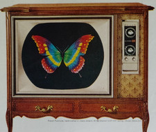 Televisão vintage retrô 1964 Ad Philco 20/20 visão colorida cor clara mais brilhante comprar usado  Enviando para Brazil