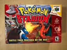 Pokemon Stadium N64 Nintendo 64 na caixa com pacote de transferência, manual e jogo testado comprar usado  Enviando para Brazil