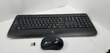 Teclado inalámbrico Logitech K520 + ratón láser M505 con receptor unificador - probado segunda mano  Embacar hacia Mexico