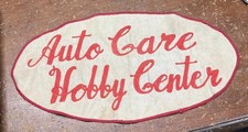 Vintage Auto Care Hobby Center Jaqueta Grande Bordada Patch Hot Rod Boliche comprar usado  Enviando para Brazil