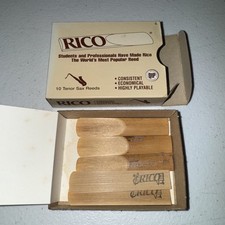 Novo Estoque Antigo Rico Saxofone Palhetas Tenor Sax Strength 4 Caixa Aberta 5 Total comprar usado  Enviando para Brazil
