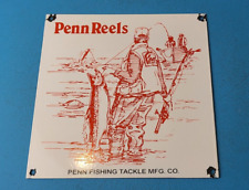 VINTAGE PENN MOLINETES DE PESCA PORCELANA EQUIPAMENTO RAPALA VENDAS ISCAS LOJA PLACA comprar usado  Enviando para Brazil
