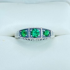 Natural emerald ring for sale  Keller