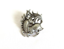 Beautiful pewter leaping for sale  LONDON