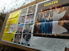 Hair 1979 Original 77"x41" Pôster de Filme Avançado Raro 2 1 Folhas e Lobby Cards! comprar usado  Enviando para Brazil