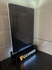 Guinness illuminated board for sale  ENFIELD