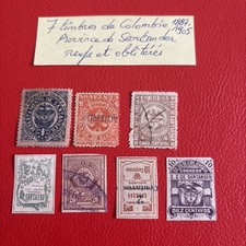 Timbres colombie. santander. d'occasion  Domont