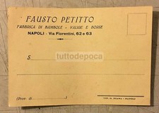 Cartolina pubblicitaria napoli usato  Italia