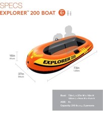 Inflatable boat dual for sale  Waverly