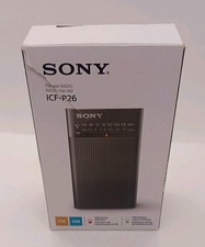 Alto-falante embutido analógico descontinuado Sony ICF-P26 portátil bolso rádio FM/AM  comprar usado  Enviando para Brazil