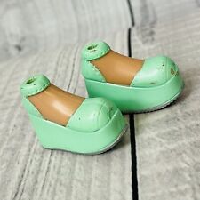 Sandalias de tacón de cuña BRATZ Flaunt It Yasmin de repuesto verde azulado con plataforma segunda mano  Embacar hacia Mexico