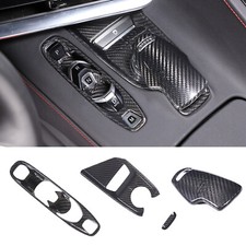 Transmissão de fibra de carbono real e conjunto de acabamento de botão de modo compatível com Corvette C8 2020-up, usado comprar usado  Enviando para Brazil