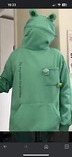 Frog hoodie large for sale  RUNCORN
