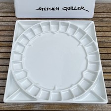 Paleta de pintura de porcelana Stephen Quiller Artist 32 poços 13" x 13" comprar usado  Enviando para Brazil