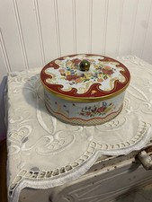 Colorful round tin for sale  Sandy