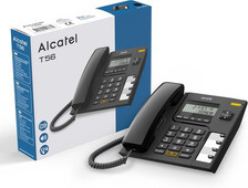 Telefon stacjonarny Alcatel T56 czarny, z wykrywaniem połączeń | towar B na sprzedaż  PL