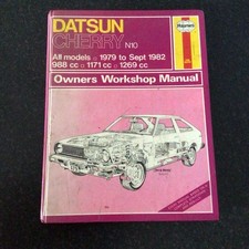 Haynes manual datsun for sale Haynes manual datsun for sale  STRATFORD-UPON-AVON