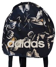 MINI MOCHILA LOGOTIPO ADIDAS, ESTAMPA TROPICAL PRETO-BRANCO, BOLSOS, FECHO DE ZÍPER, FORRADA comprar usado  Enviando para Brazil