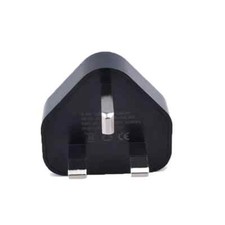 Home 5V 1A 3 pinos carregador de parede adaptador de energia plugue Reino Unido carregador USB telefone etc preto comprar usado  Enviando para Brazil