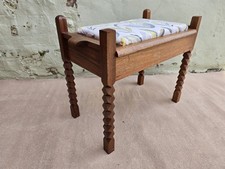 Soild wooden stool for sale  MARKET DRAYTON