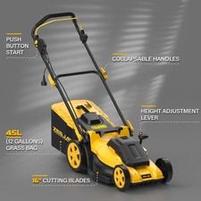 battery electric lawn mower for sale  Avenel