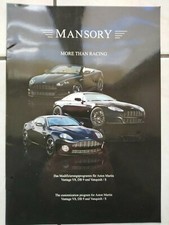 Brochure mansory aston d'occasion  Dombasle-sur-Meurthe