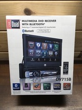 🔥Receptor de DVD multimídia duplo DV715B 7" tela sensível ao toque flip com Bluetooth USB SD comprar usado  Enviando para Brazil