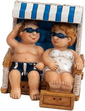 Figur urlauberpaar strandkorb gebraucht kaufen  Hirschberg