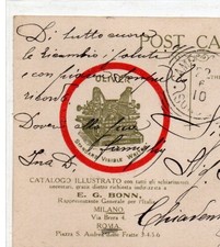 Cartolina f.p. pubblicitaria usato  Italia