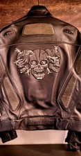 Motorradlederjacke herren 50 gebraucht kaufen  Wesel