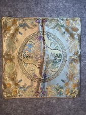 Chinoiserie brocade cushion for sale  BASINGSTOKE