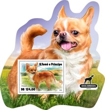 Francobolli cani chihuahua usato  Spedire a Italy