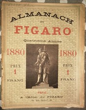 Almanach figaro 1880 d'occasion  Yvetot