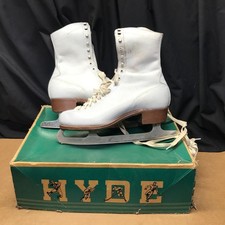 Patins bonecos vintage brancos Hyde com caixa original tamanho 6 comprar usado  Enviando para Brazil