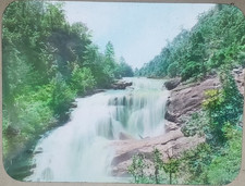 Bald River Falls, Cherokee National Forest, TN c1930's Magic Lantern Glass Slide comprar usado Bald River Falls, Cherokee National Forest, TN c1930's Magic Lantern Glass Slide comprar usado  Enviando para Brazil
