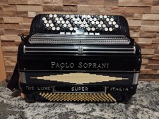 Usado, knopfakkordeon Paolo Soprani De Luxe Super Italia 120  Basse . C Griff comprar usado Usado, knopfakkordeon Paolo Soprani De Luxe Super Italia 120  Basse . C Griff comprar usado  Enviando para Brazil