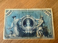 Reichsbanknote 100 mark gebraucht kaufen  Hamburg
