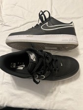 Tênis Nike Air Force 1 baixo couro preto comprar usado  Enviando para Brazil
