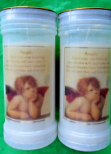 Pair pillar candles for sale  SOLIHULL