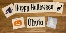 Personalised halloween vinyl for sale Personalised halloween vinyl for sale  BURY ST. EDMUNDS