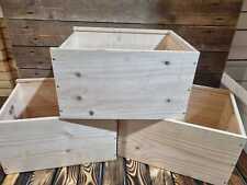 Plain wooden box for sale  LISS